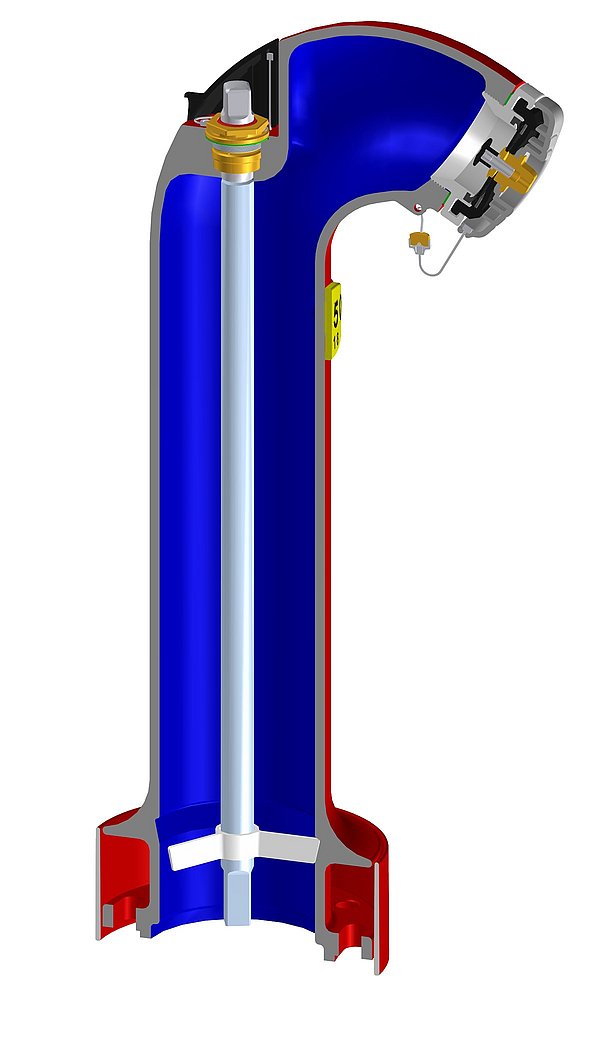 Bild: Schnittmodell Hydranten-Oberteil 6006